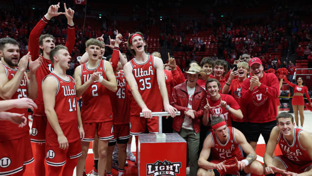 Utah Utes Basketball win over BYU